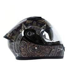 Casco para Moto Certificado con Doble Visor, para Hombre y Mujer - B - Ver 6