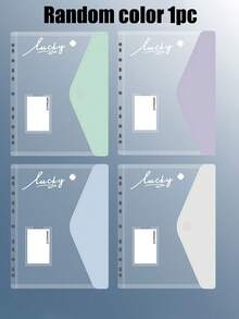 5pcs A4 Large Capacity Loose-Leaf File Folders, With 11-Hole Binder Rings, Made Of Modern PP Material, Expandable Button And Label Pockets, Suitable For School, Home, Office, Attendance, Travel - Portable Design, Back To School, School Supplies - Sets - View 18