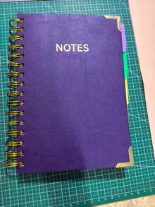 1pc Premium Hardcover Spiral Notebook, 300 Pages 5-Section Design With Removable Tabs, Large Capacity B5/A5 Lined Notepad, Student Learning Office Record Book, Essential Back To School Stationery - Multiple Styles - View 12