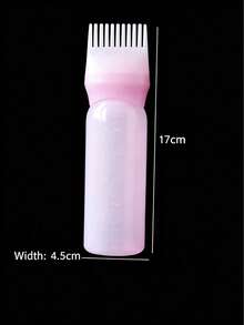 Hair Dye Applicator Bottle With Comb Nozzle, Root Dyeing Comb Bottle With Scale Markings, Reusable Salon And Home Hair Dyeing Bottle - A - View 6