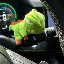 Dekorasi Dashboard Mobil, Figur Kartun Dinosaurus untuk Layar Tampilan Mobil dan Layar Komputer Konsol Tengah - A - View 6