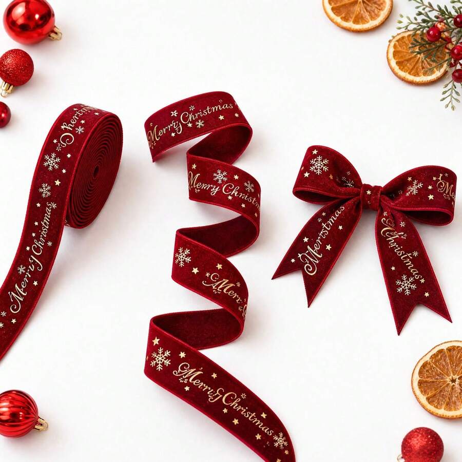 Decorative Seasonal Bows & Ribbons - Watermelon Red - View 1
