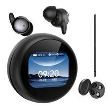 HTC NE90 Touch Screen Color Display Sleep Bluetooth Earbuds, Bluetooth 6.0, Ergonomic Ear Tips, HD Sound Quality, 30-Hour Battery Life, Low Latency, Comfortable For Side Sleepers - View 11