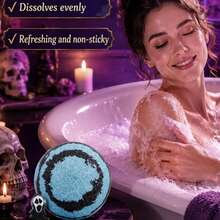 KORMESIC Halloween Bubble Bath Bomb, Gentle Cleansing & Relieves Dryness, Moisturizing & Soothing Skin, Halloween Gift - Fragrant - View 9