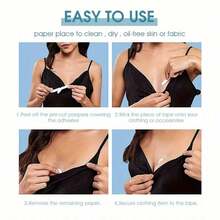 36 Invisible Non-Slip Stickers, Waterproof Transparent Stickers, Suitable For Shirt Collars, Women's Underwear And Underwear Accessories - Transparent and Traceless - View 5