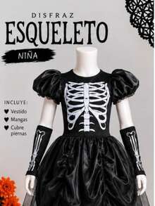 Tween Girls Costumes - Black - View 4