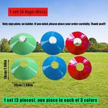 1 Set (2/6/17pcs) Soccer Training Equipment Kit; 7m 14-Section Adjustable PE Agility Ladder, Multi-Color Obstacle Training Markers, Suitable For Speed, Agility, Coordination Training Soccer Accessories, Boys' Sports Soccer Accessories. - Multicolor - View 16