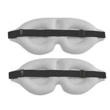 1pc 3D Sleep Eye Mask, Glasses Contour Night Eye Mask, Office And School Nap Light-Blocking Eye Mask, Travel Accessory, Gift For Family, Colleagues And Friends - Light Grey - View 17