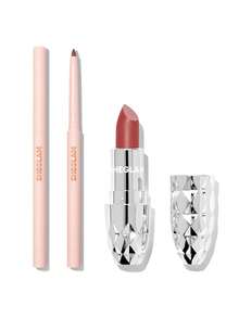 SHEGLAM [2件組] Starlight 絲絨唇膏與 So Lippy 唇線筆套組 - 霧玫瑰 + 丘比特之弓 - 查看 10