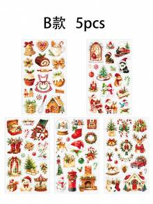 Christmas Story Planner Stickers Suitable For Phone Stickers, Scrapbook, Gift Decoration, Holiday Party DIY Stickers - Christmas Stickers - View 11