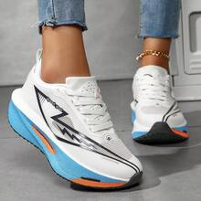 Teenagers Comfortable Versatile Shock-Absorbing Technology Competitive Running Shoes Professional Training Student Running Shoes Sports Casual Shoes - Blue - View 2