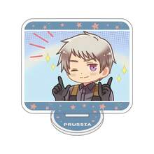 10CM Anime Hetalia Axis Powers Figure Stand Model Feliciano Vargas/Ludwig/Kiku Cute Desk Decor Standing Sign Gifts - Multicolor - View 21