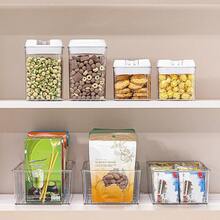 2pcs Clear Fridge Storage Box, Home & Office Kitchen Storage Container With Removable Dividers, Suitable For Storing Fruits, Vegetables, Meat, Eggs, Ginger, Garlic, And More - View 5