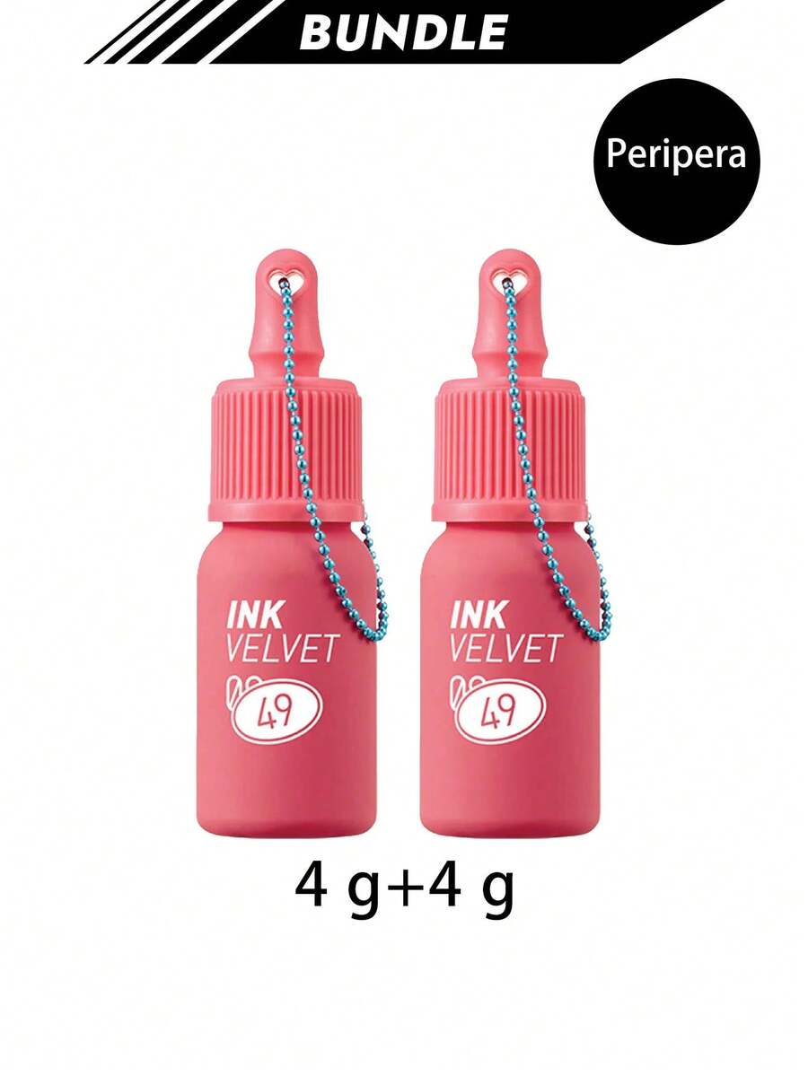 Peripera [Bundle] Ink Velvet Lip Tint 49 Last Red 4 G X 2 - 49 Last Red - View 1