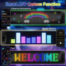 Acosh Neon Programmable Scrolling Text LED Wall Lamp, Dynamic Blinking Light, USB Powered Hanging Ambient Night Light, Battery Not Included - RGB - View 10