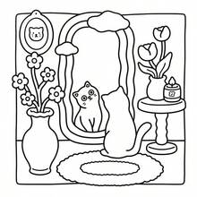 1 Adult Coloring Book Silly Cats Coloring Book, Cat Moments Funny Kitten Illustrations, Relaxing Animal Coloring Sheets For Cat Lovers, Hobby Activity Book - Multiple Styles - View 3