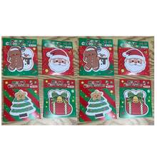 8/4pcs Christmas Sticky Notes Office Memo Notepad Cute Snowman Bell Design Student Reward Sticker Book Christmas Gift - Notebook - View 8