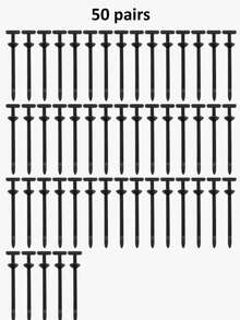 100/50/5 Pcs Nylon Heavy Duty Car Cable Ties | Automotive Cable Ties, Strong Fixing, Universal Fasteners, Suitable For Bumper/Wheel Arch/Door Panel, Easy To Install Car Trim Accessories - Various - View 12