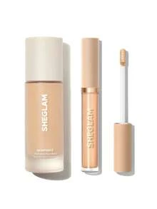 SHEGLAM [2 قطعة] مجموعة أساس مرطب Skinfinite & خافي عيوب مرطب Like Magic - Fair - مشاهدة 10