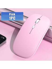 [Single‑Mode Battery Version]BT Wireless Mouse, Silent Clicks, Macaron Multi‑Color Available, Works For Laptops & Desktops, Low‑Power Long Battery Life, Slim Portable Anti‑Slip Office Mouse For Dorm Students, Battery Not Included - View 9