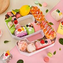 1 White Party Plate And Tray With Numbers 0-9 - Cute Numbers For Birthdays, Weddings, Cake Boxes, Food Display Stands, Paper Trays, Perfect For Birthday And Anniversary Celebrations, And Candy Boxes For Graduation Celebrations - View 10