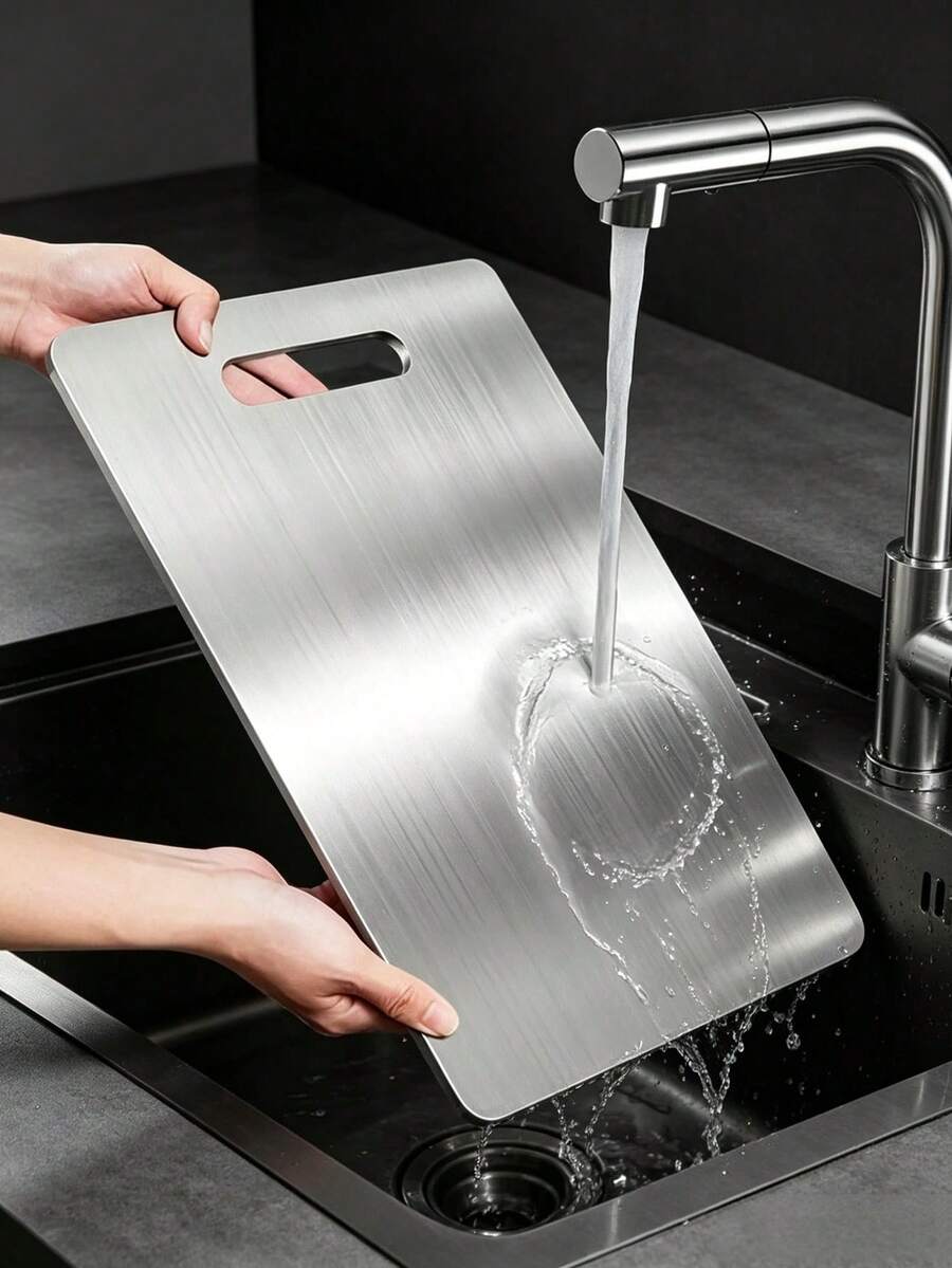 304 Stainless Steel Kitchen Cutting Board, Suitable For Cutting Meat, Fruit And Vegetables, Easy To Clean, Home Cooking