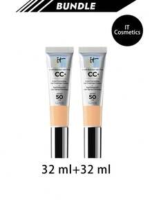 IT Cosmetics [حزمة] كريم أساس CC+ تغطية كاملة SPF50 لون متوسط محايد 32 مل * 2 - وسط محايد - مشاهدة 1