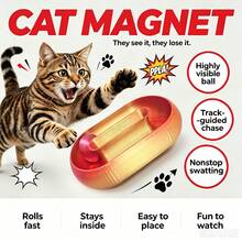 1pc New 2026 Gradient Infinity Loop Track Ball Toy, Self Play Interactive Puzzle Toy For Indoor Cat Kitten, Relieve Boredom Pet Play Supplies, 2 Colors Available - View 7
