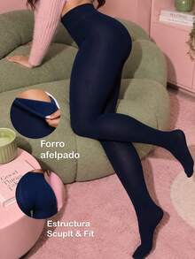Women Leggings - Blue - View 1