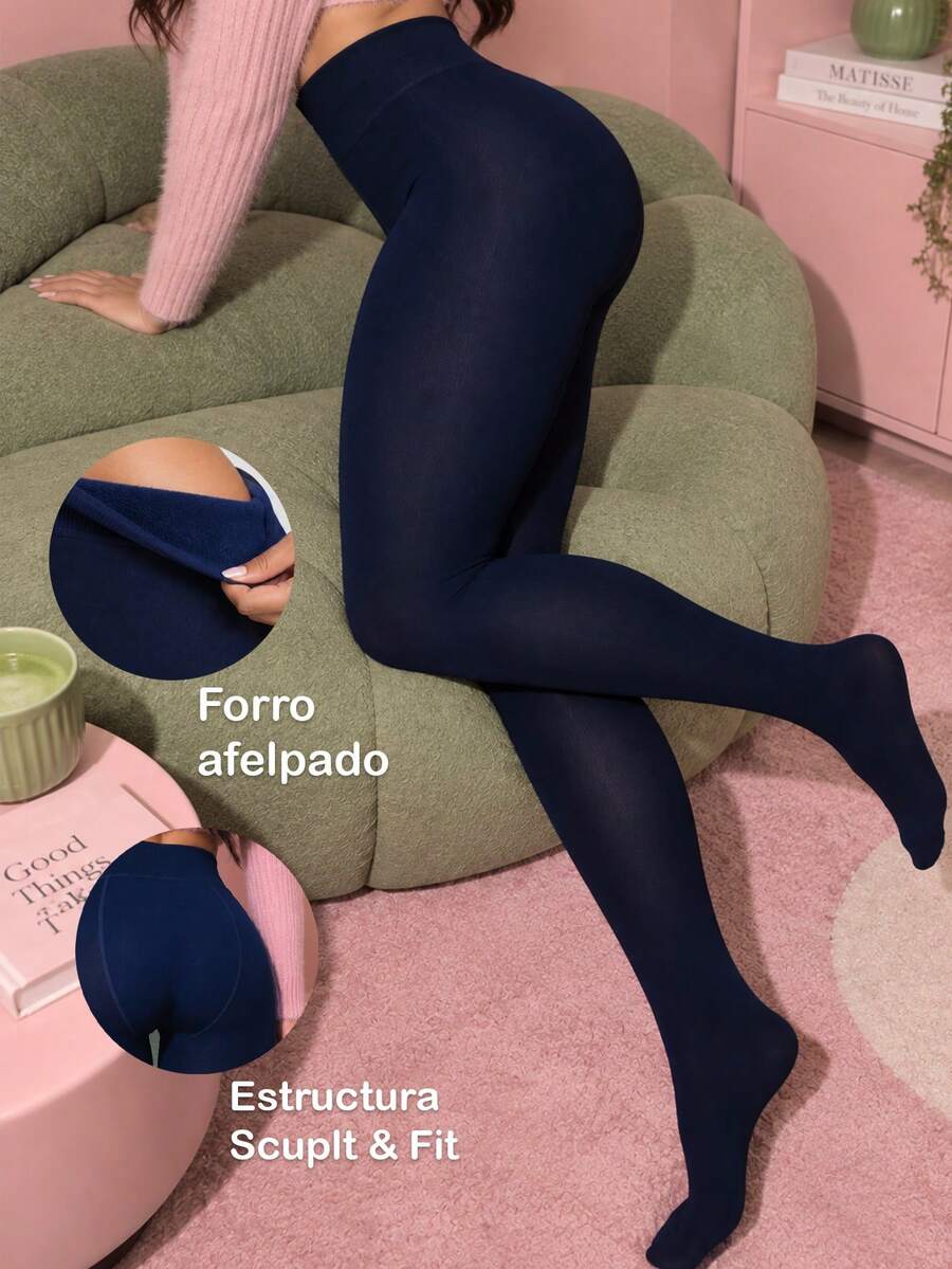Women Leggings - Blue - View 1