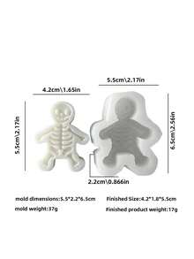 Reusable Christmas Scented Candle Mold, For Clay And Plaster Crafts, Candle Cups, Making 2D Relief Candles, Gift Decorations, Plaster Resin Crafts, Soap Molds - Christmas Mold - View 13