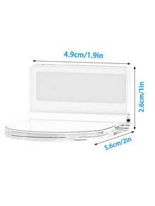 3/1pc Wall-Mounted Figure Display Shelf, No-Drill Design, Doll Storage Box, Acrylic Wall Decor Shelf, Figure Display Box, Suitable For Figures, Standees, Ornaments And Cute Beads Storage Box, Space-Saving Home Decor Organizer, Figure Shelf, Display Rack, Wall-Mounted Small Ornament Bracket, Transparent Blind Box Storage - Multicolor - View 9