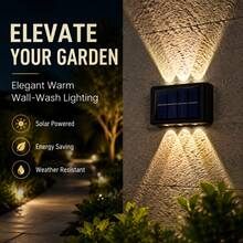 2pcs/1pc Solar Powered Outdoor Wall Light, IPX4 LED Motion Sensor Wall Light, Automatic Dusk To Dawn, Suitable For Yard, Villa, Garage, Fence, Corridor Security And Decorative Lighting - Multi-color - View 8