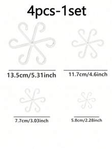 1/4/12pcs Plant Support Stakes, Sturdy Lattice And Stem Clips, Suitable For Climbing Vines And Potted Plants - / - View 13
