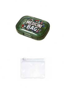 Portable Mini Transparent Pill Box With Medicine Package Pattern, Leak-Proof Multi-Compartment Pill Storage Box, Outdoor Travel Pill Box, 3-Compartment Daily Medication Organizer, Compact Pocket Pill Storage Box, Suitable For Storing Vitamins, Daily Medications, Capsules, Tablets And Small Supplements, Practical Travel Essential For Outdoor Camping, Vacation And Business Trips, Gift For Students, Doctors, Family And Friends, Waterproof And Moisture-Proof Pill Box, Easy To Put In Handbag, Backpack And Pocket, Emergency Rescue Pill Box, Back To School, Teacher's Day, Christmas Gift - Multicolor - View 13