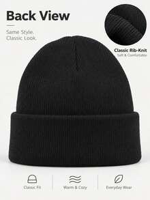 1pc Fashion Couple Melting Dripping Smiling Face Embroidered Knit Hat, Soft Rolled Edge Winter Skull Cap, Stretchy Comfortable Warm Street Style Beanie, Suitable For Autumn/Winter Daily Wear And Outdoor Warmth - Melting Drip  Face Style - View 5