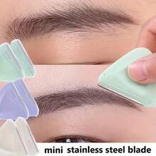 1/3pcs Eyebrow Trimming Tool, Triangular , Eyebrow Trimmer & Shaver, Beginner'S Eyebrow Shaver, Beauty Tool, Body Hair Removal Trimmer And Facial Set, Women's Eyebrow Shaping Tool, Suitable For Daily Use Or Travel, Gift, Affordable - Multicolor - View 4