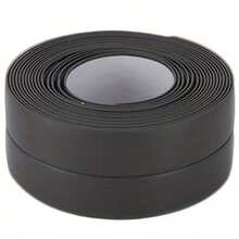 1 Roll Waterproof & Mildew-Proof Toilet Sealing Tape, Self-Adhesive Sealing Strip For Kitchen & Bathroom, Bathroom Moisture-Proof, Kitchen Sink Decorative Joint Sticker - Black - View 5