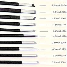 10pcs Carving Tool Set, Suitable For Wood, Stone And Seal Carving, Art Creation Texture Tools, Clay Art Texture Tool Set, DIY Handmade Shaping - Made Of High Carbon Steel - Carving Knife - View 8