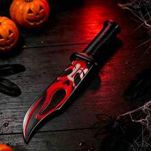 1 buah Pisau Mainan Dekorasi Halloween, Realistis, Pisau Jagal Palsu Horor, Alat Rias Zombie, Alat Peraga Prank Pertunjukan, Darah Palsu Mengalir, Pisau Film Plastik Realistis, Dengan Darah Palsu Mengalir di Dalamnya [Beberapa Bagian Acak, Perbedaan Warna] - MultiWarna - View 4