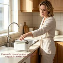 1PC Sponge Soap Dispenser, Manual Press Soap Dispenser, Automatic Kitchen Dishwashing Liquid Dispenser, A Tool Suitable For Home Kitchens, An Ideal , Plastic, Compact Design Suitable For Countertop Or Sink Use, Kitchen Sink Soap Dispenser - One Size Fits All - View 2