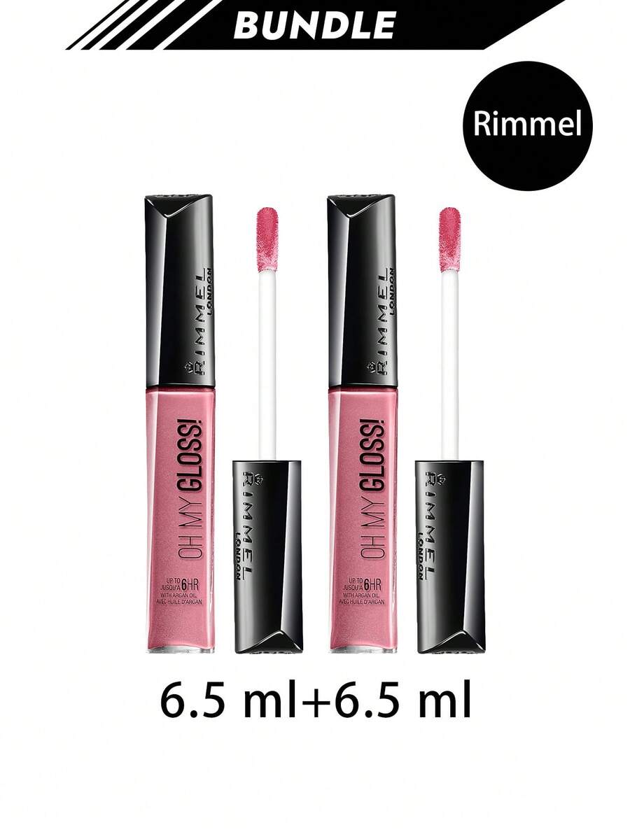 Rimmel [حزمة] أوه ماي جلوس! ملمع شفاه 160 ستيه ماي روز 6.5 مل * 2 - 160 ابقَ يا وردتي - مشاهدة 1