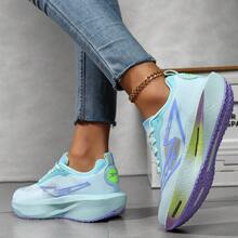 Teenage Comfortable Versatile Shock-Absorbing Technology Competitive Running Shoes Professional Training Student Running Shoes Sports Casual Shoes - Baby Blue - View 5