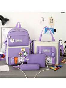 Travel Bag Sets - Purple - View 1