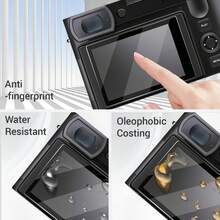 3pcs Transparent Tempered Glass Screen Protector Film 9H Camera Screen Protector Film For IN-Stax Mini Camera Display Screen Protection Glass Anti-Fall Anti-Scratch Tempered Glass Easy Installation No Bubbles Camera Accessories - View 6