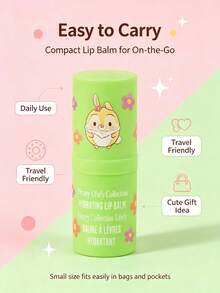 MINISO Disney Mini Moisturizing Lip Balm 3.2g, Melembapkan Tahan Lama untuk Bibir Kering dan Pecah-pecah, Menghaluskan Garis Bibir, Ukuran Saku Portabel, Primer Bibir Harian & Pendamping Makeup, Perawatan Bibir Esensial Musim Gugur/Dingin, Unisex, Semua Jenis Kulit. - Fruity - View 5