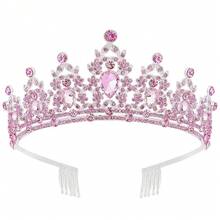 Birthday Headbands Sash For Women Girls Rhinestone Happy Birthday Accessories Favor Supllies Gold Pink White Yellow - Multicolor - View 4