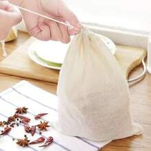 4 Reusable Cheesecloth Filter Bags - 4 Sizes, Kitchen Essential - For Filtering, Cooking, Baking, Yogurt, Juice, Wine Filtration And Cheese Making - Fabric Filter Bags With Drawstring Closure, Kitchen Essential - Multicolor - View 5