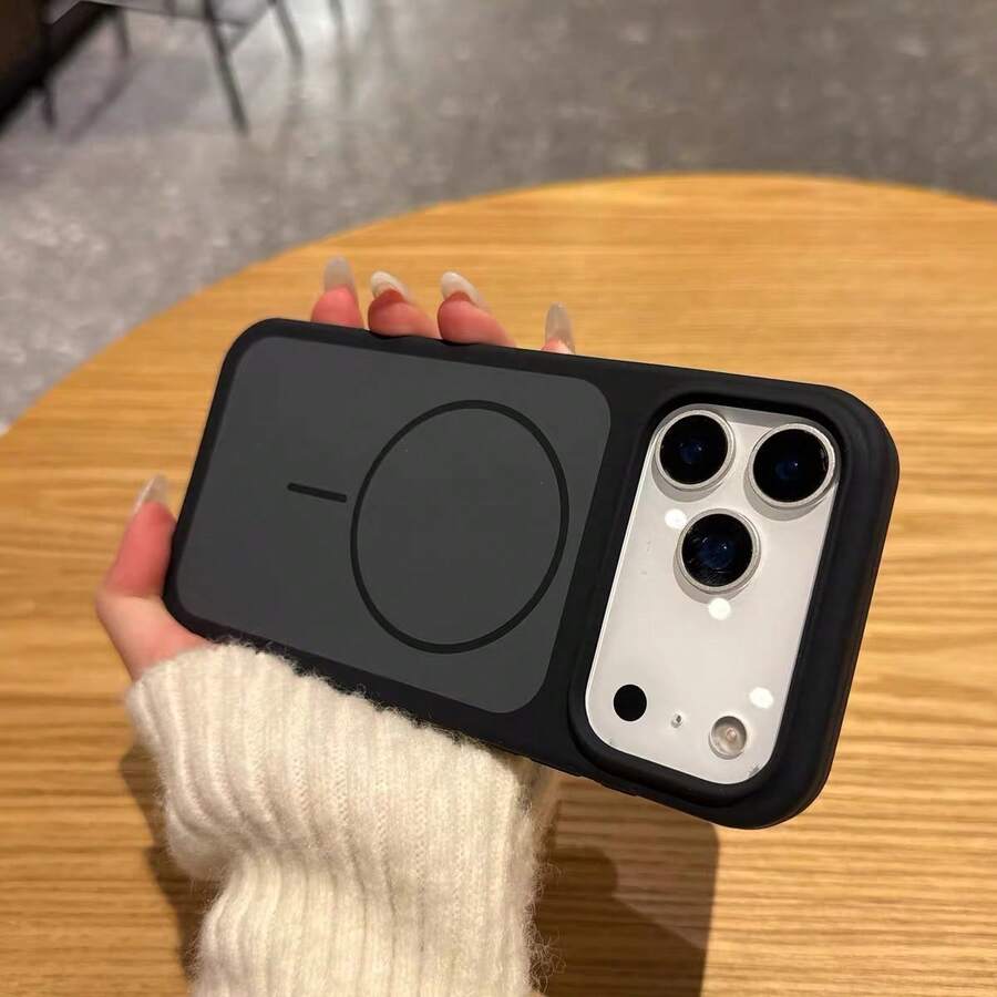 奢華亮螢光液態矽膠手機殼，適用於 iPhone 18 Pro Max、17 Air、16、15、14、13、12、17 Pro Max Plus，磁吸軟殼