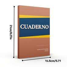 Buku Catatan Cuaderno Spanyol, 260 Halaman, 145 X 210 Mm, Jurnal Tulis Minimalis Gaya A5 untuk Mencatat, Belajar, Catatan Kuliah, Rapat, Kantor, Sekolah, Menulis Harian, Catatan Kerja, Kuliah, Kembali ke Sekolah, Perlengkapan Pelajar & Kantor - 260 Halaman – Cuaderno Spanyol - View 2